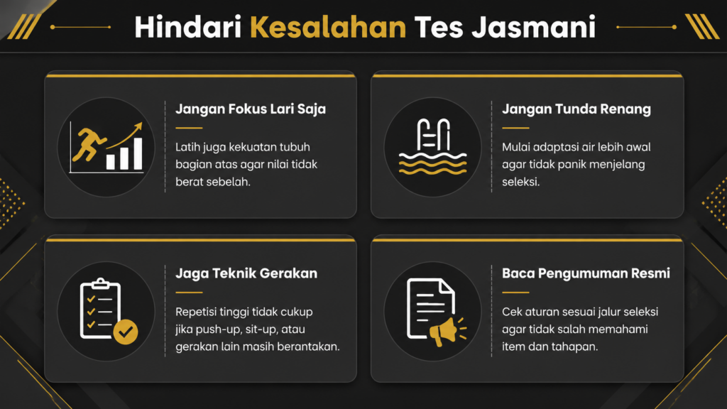 tes jasmani polri apa aja?