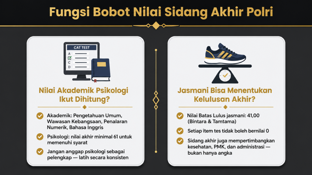 Bobot Nilai Sidang Akhir Polri