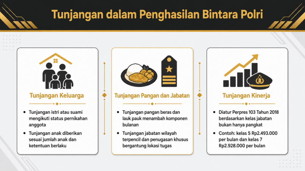 Berapa gaji Bintara Polri