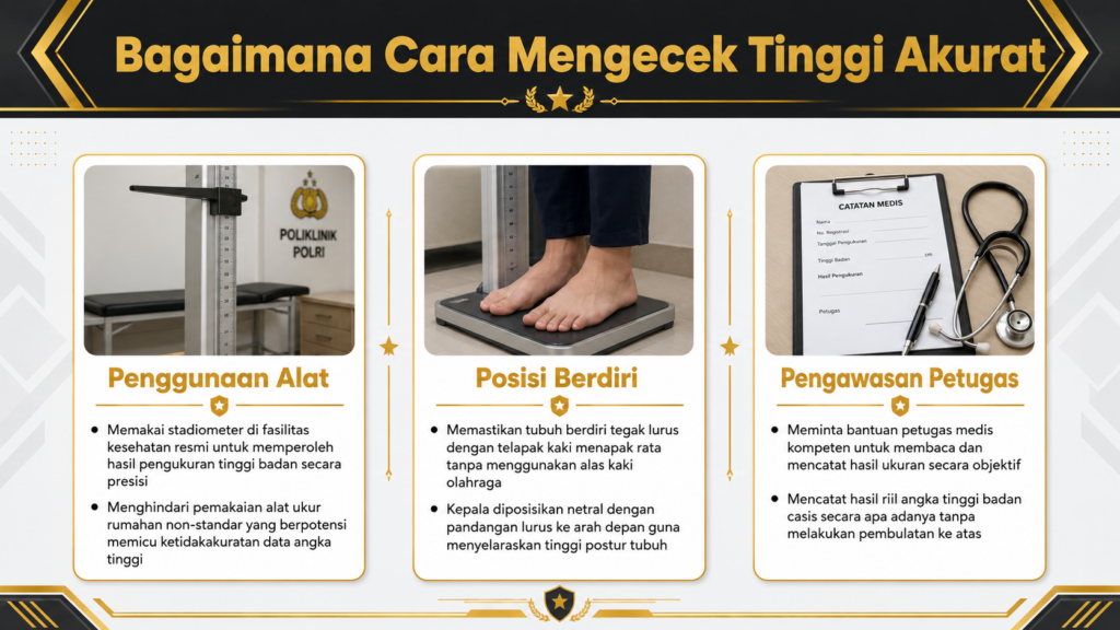 syarat tinggi badan minimal bintara polwan