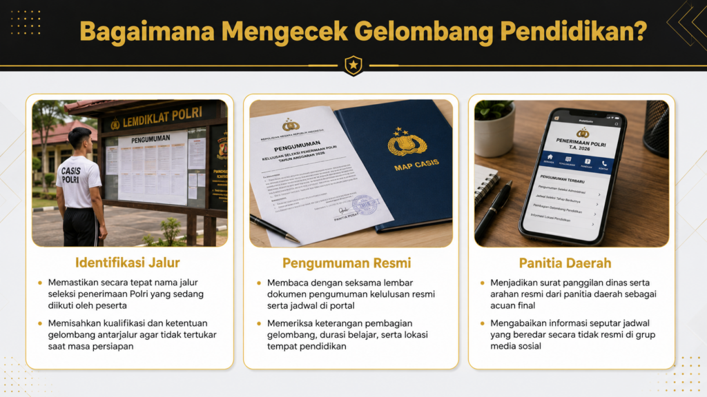 berapa gelombang pendidikan polri 2026