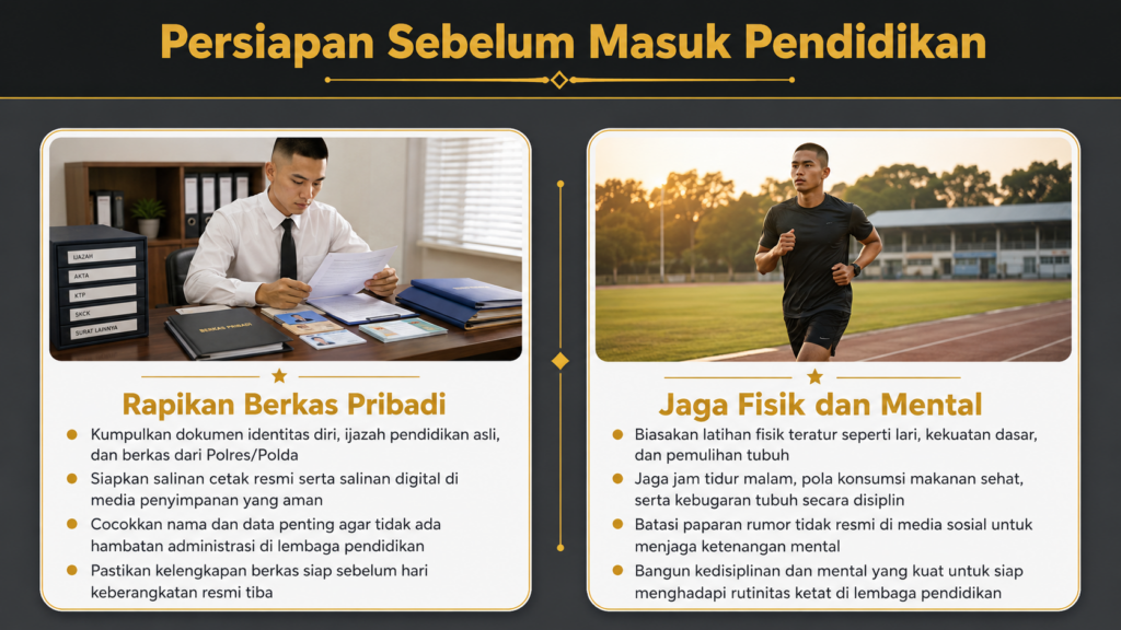 berapa lama masa pendidikan bintara polri