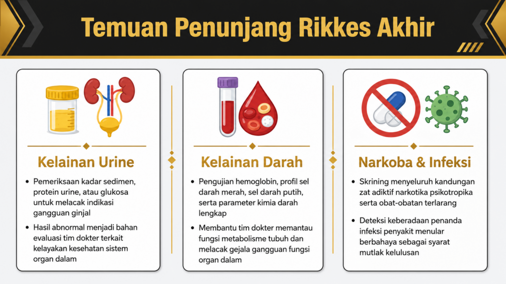 penyebab tidak lolos rikkes akhir polri
