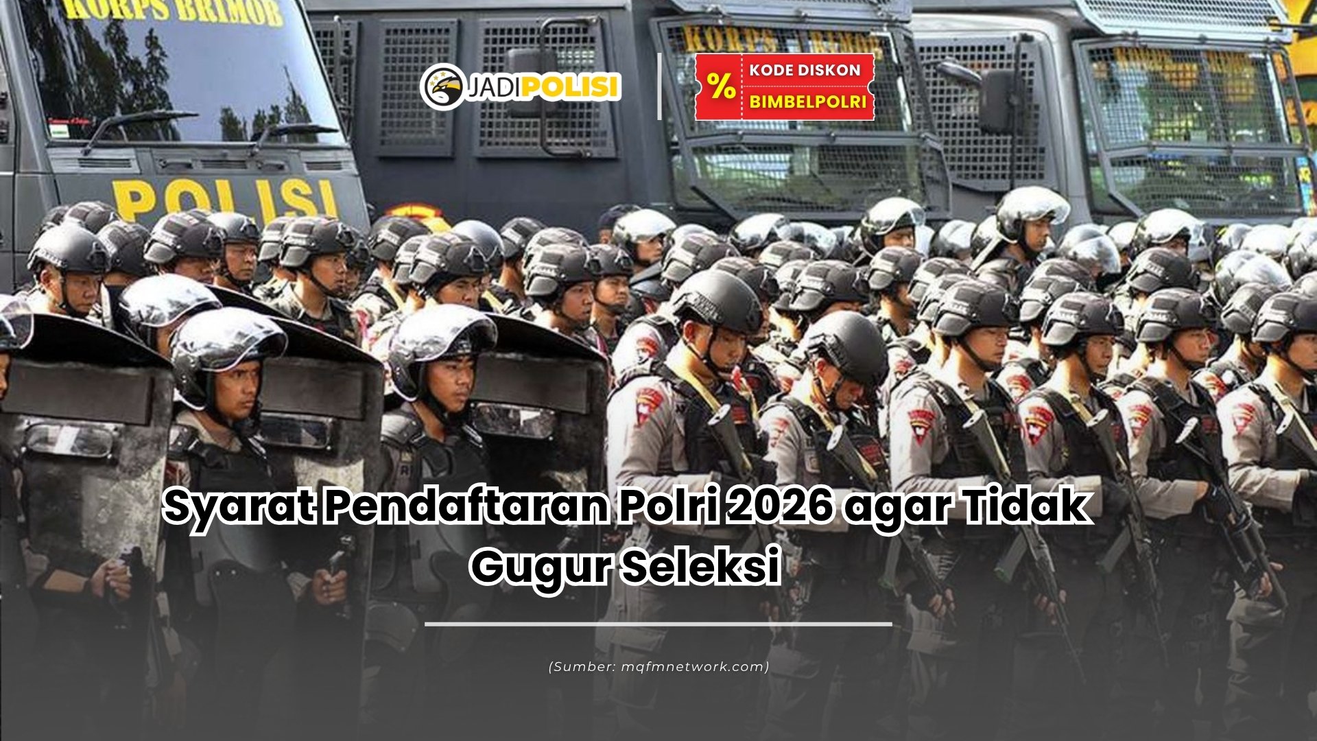 syarat pendaftaran polri 2026