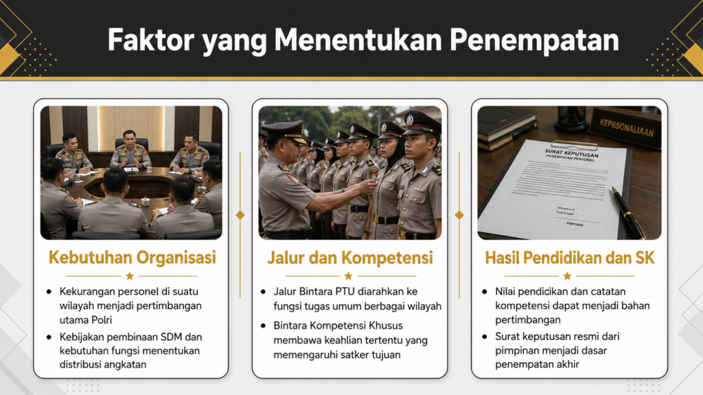 Lulusan Bintara Polri ditempatkan dimana