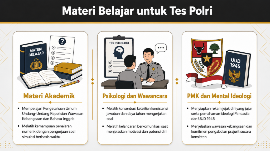 Apa saja yang harus dipersiapkan untuk tes POLRI