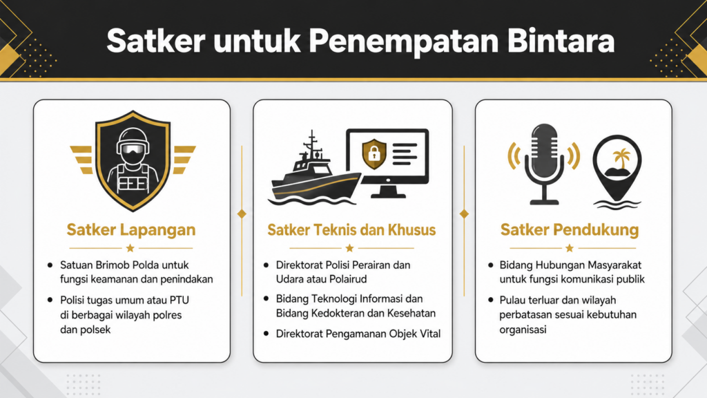 Lulusan Bintara Polri ditempatkan dimana