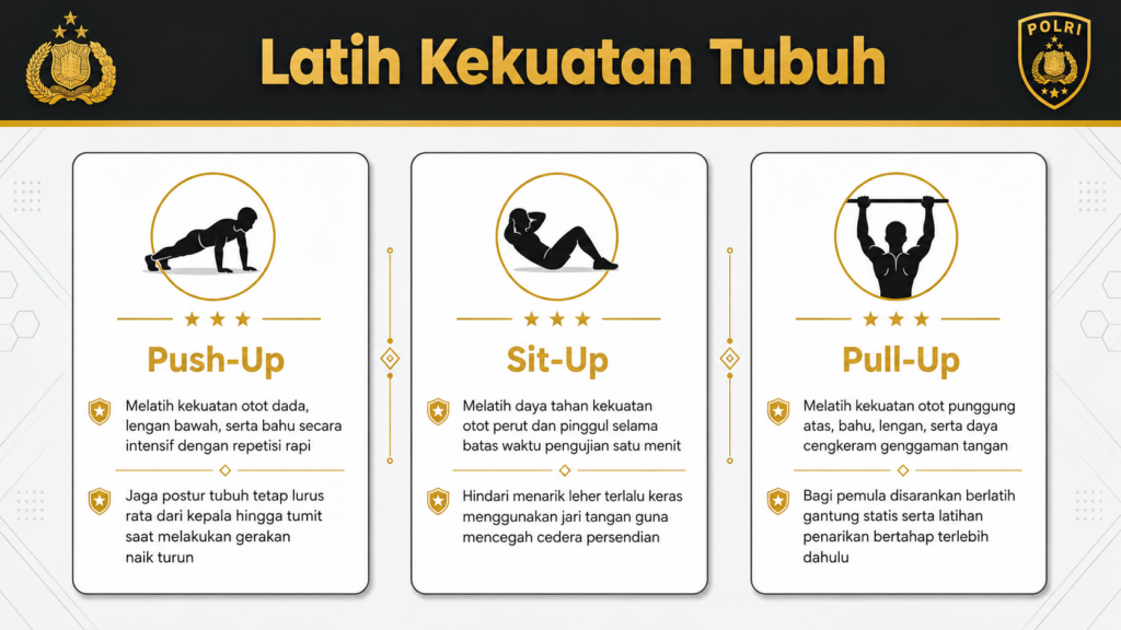 cara melatih fisik persiapan tes polri 2027