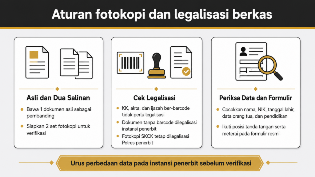 Apa saja berkas pendaftaran Polri 2026