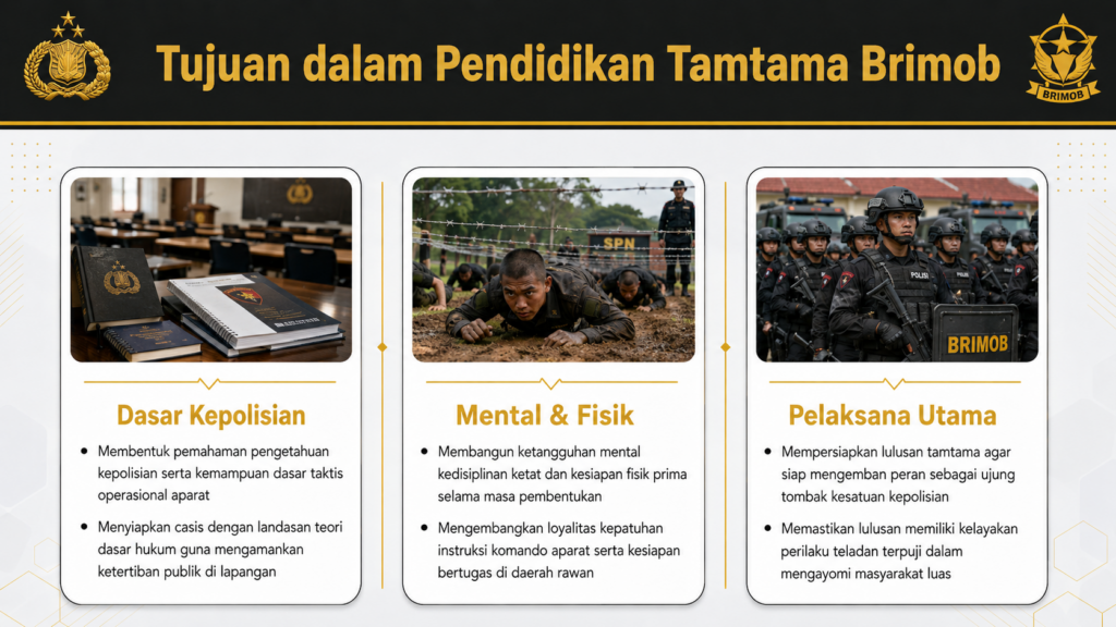 lama pendidikan tamtama brimob