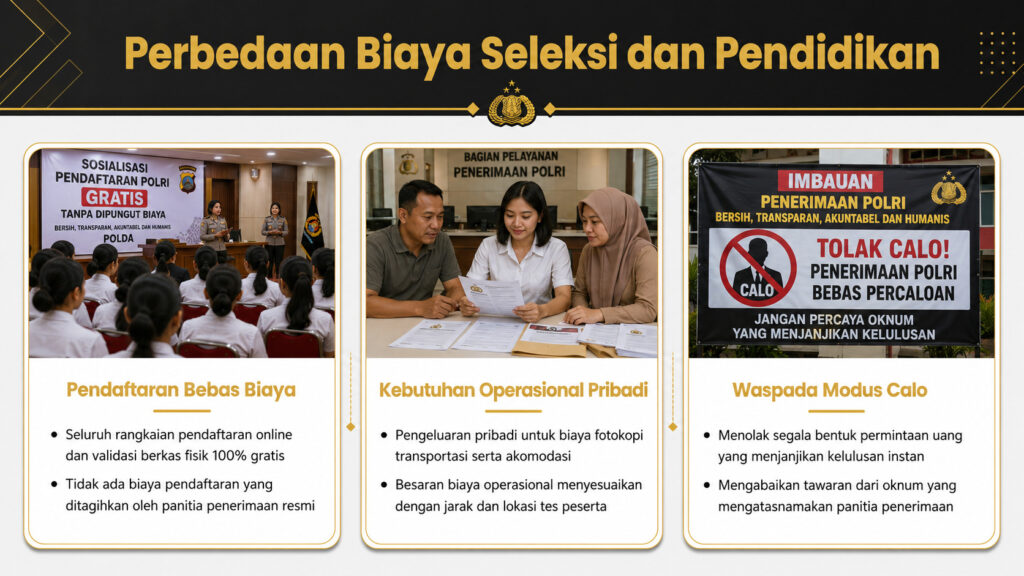 biaya sekolah kepolisian wanita