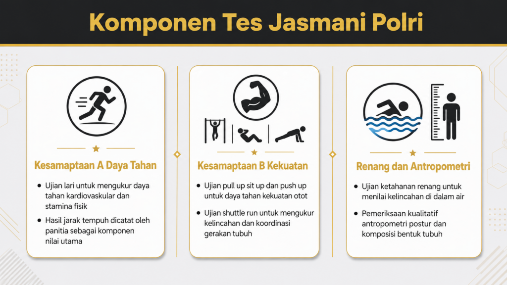 penilaian kesamaptaan jasmani Polri