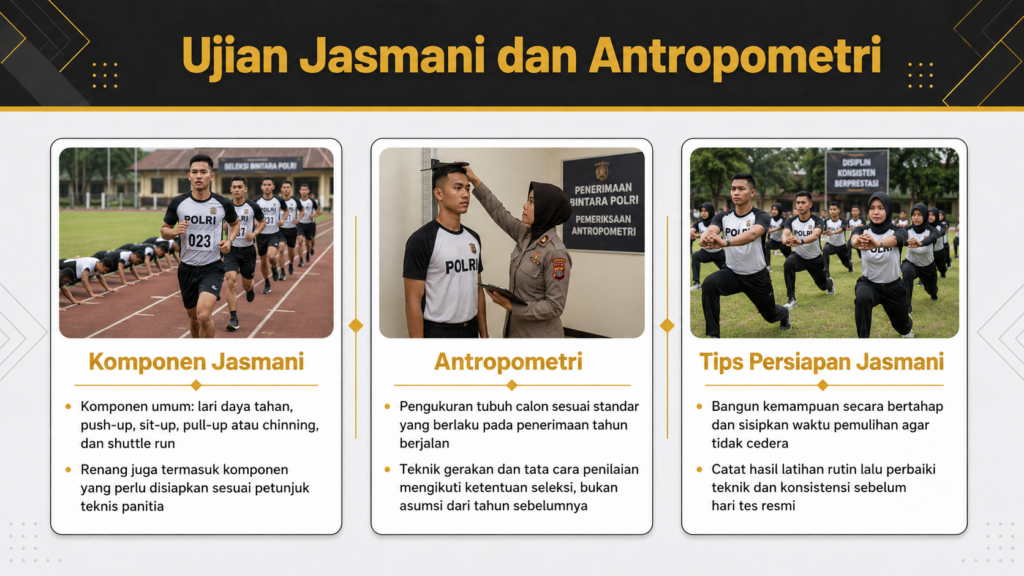 Apa saja tahapan tes bintara polri