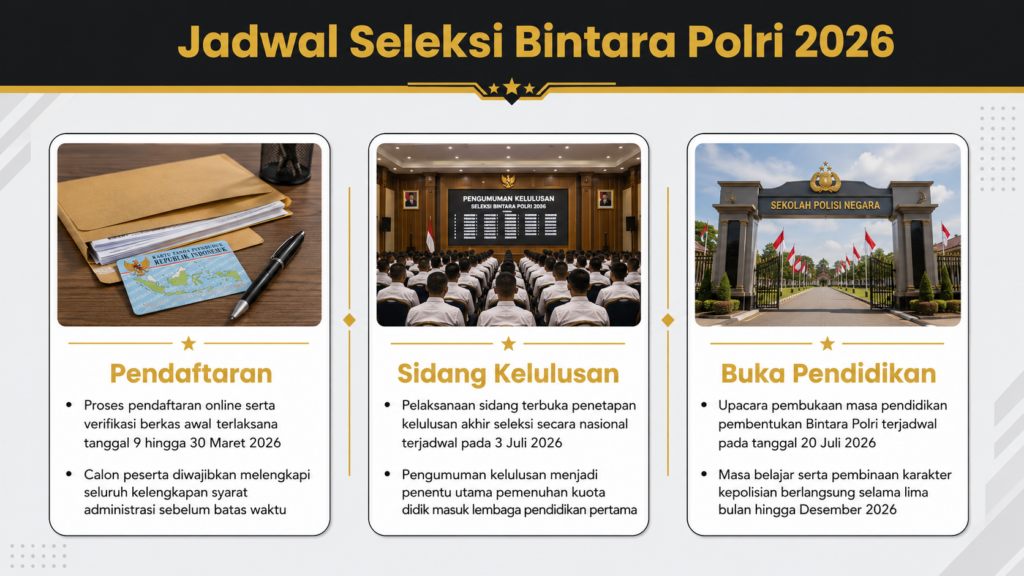 Berapa kuota penerimaan bintara Polri tahun 2026