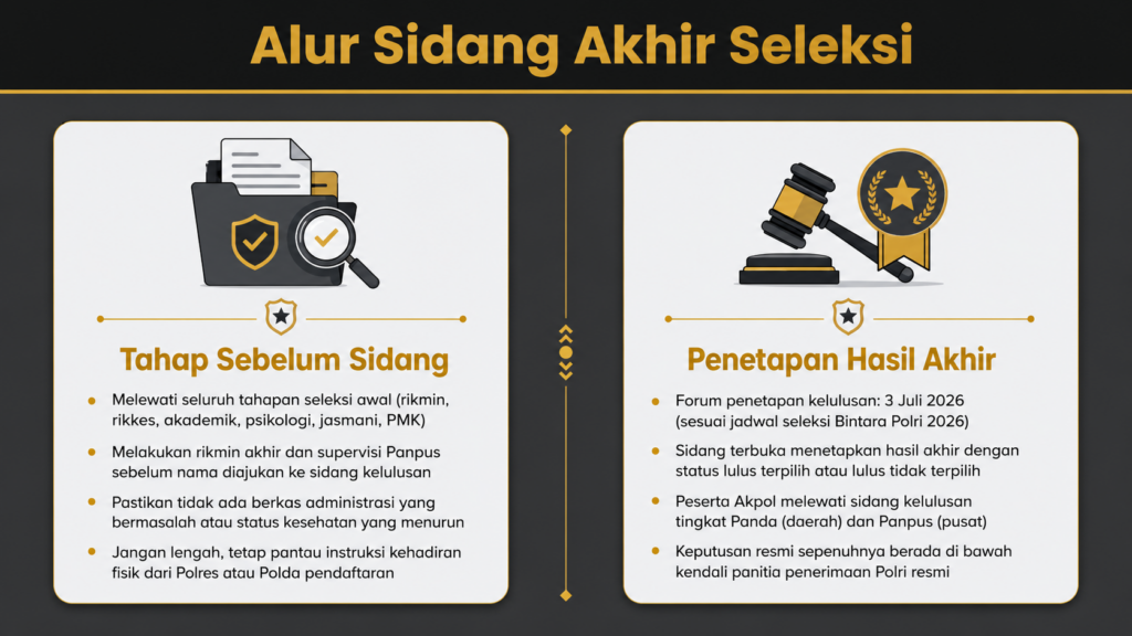 apa itu sidang akhir polri