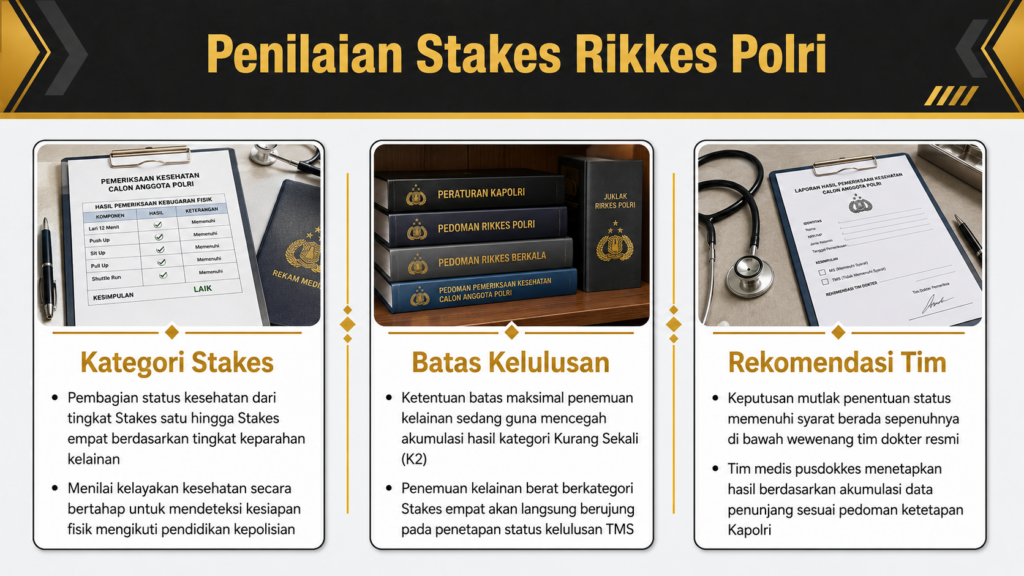 penyebab tidak lolos rikkes akhir polri
