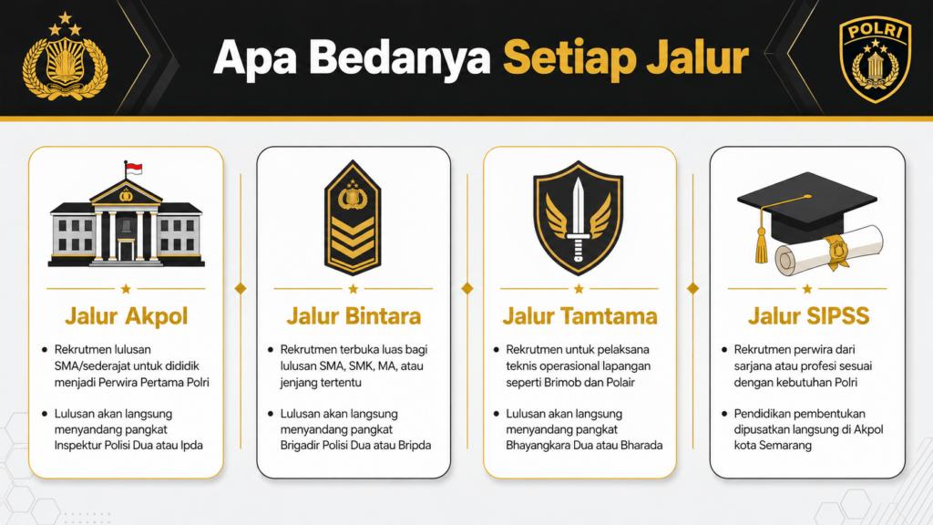 pendidikan polisi apa saja