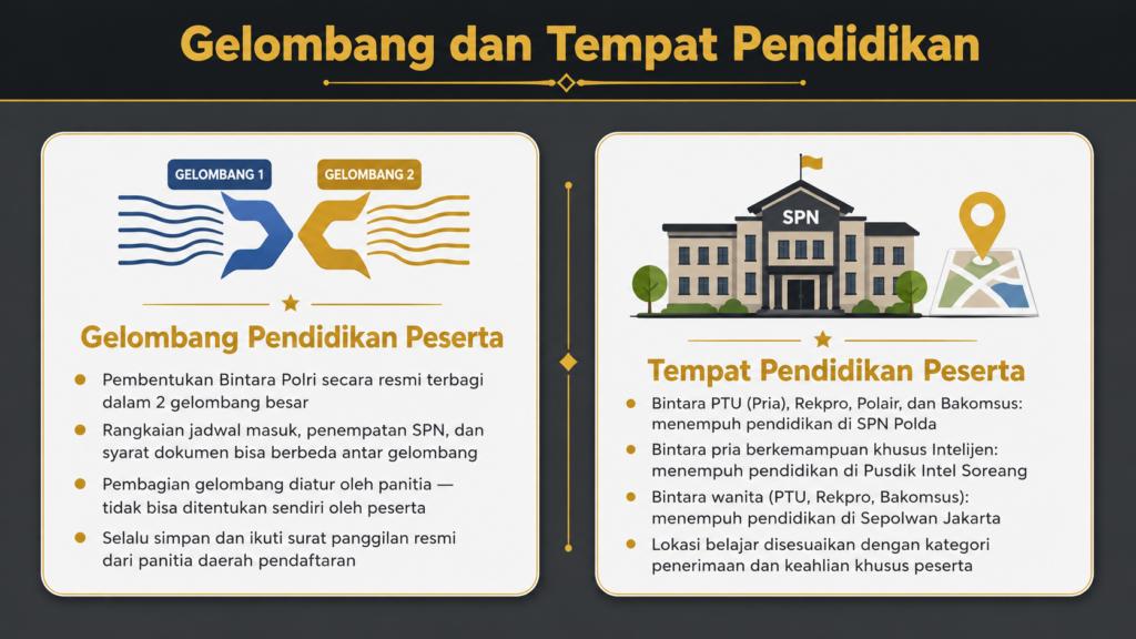berapa lama masa pendidikan bintara polri