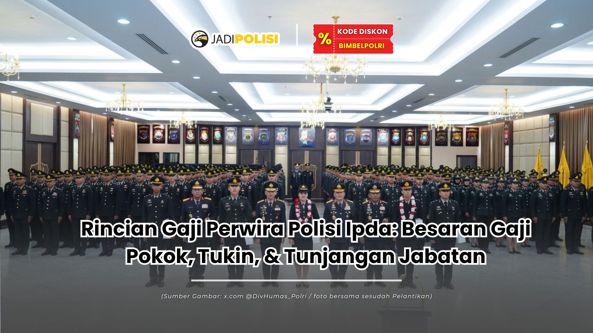 Gaji Perwira Polisi Ipda
