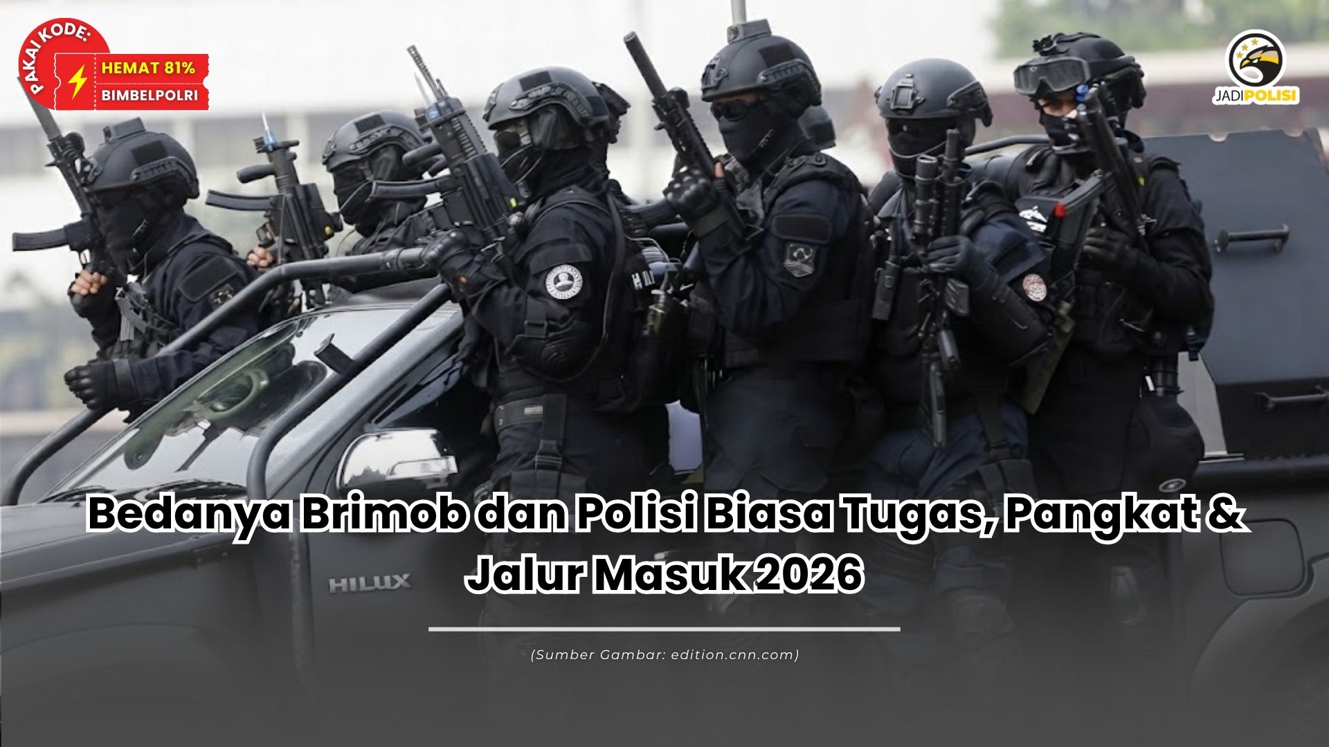 Bedanya Brimob dan Polisi