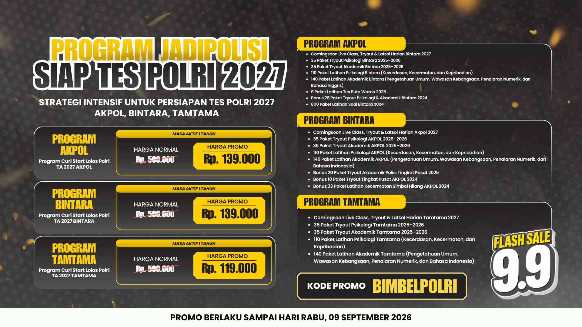 KODE PROMO JADIPOLISI 5-9 September 2026 (Artikel)