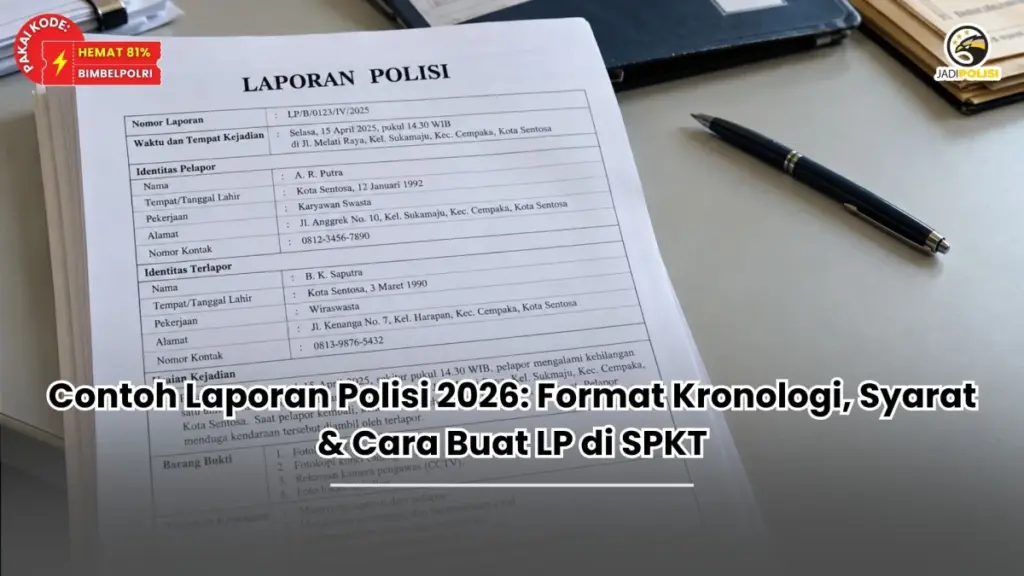 Contoh Laporan Polisi