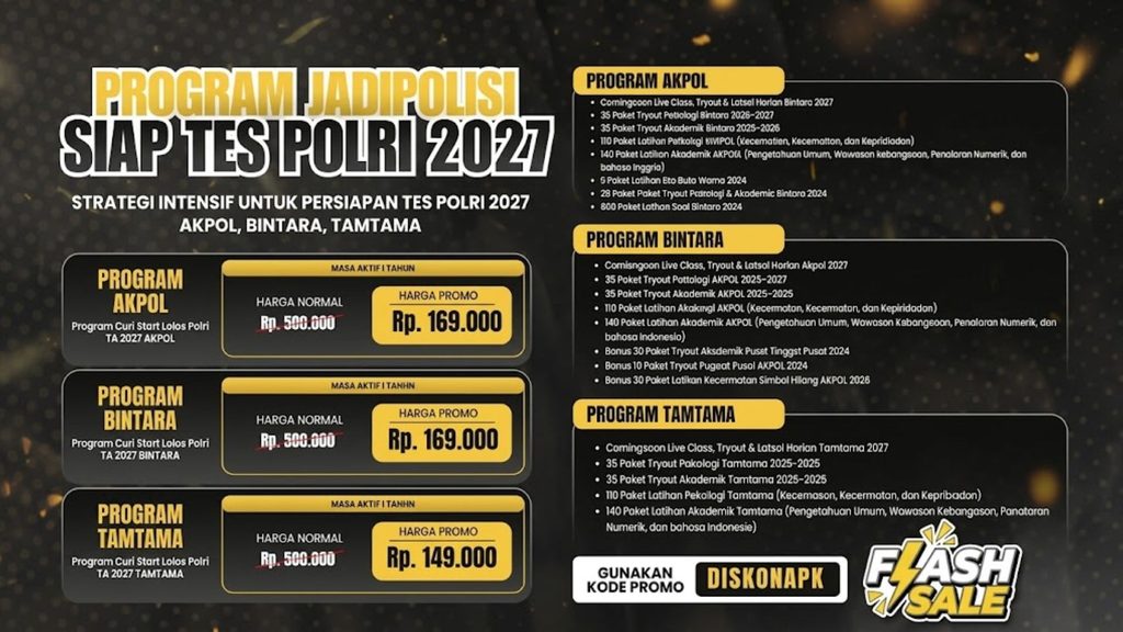 Kode Promo JadiPolisi