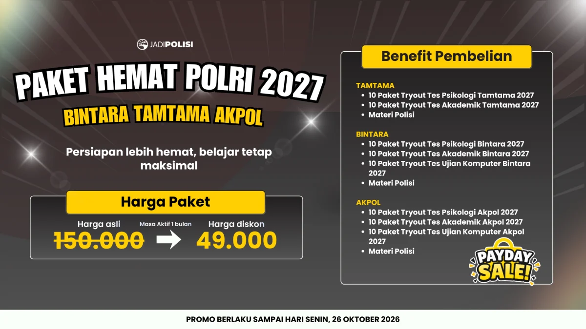KODE PPROMO JADIPOLISI 23 - 26 OKTOBER 