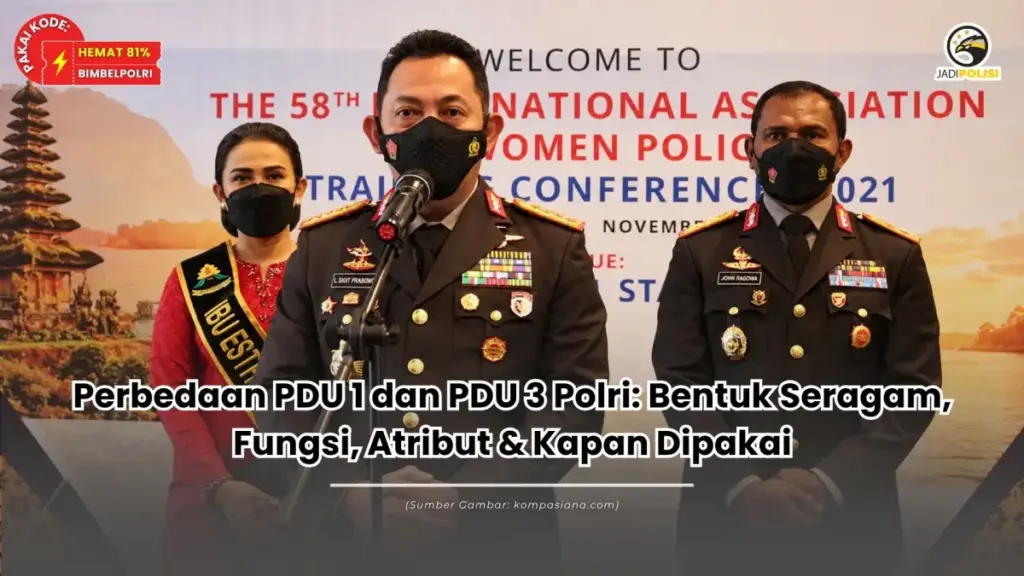 perbedaan PDU 1 dan PDU 3 Polri