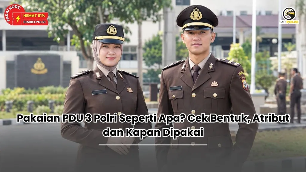 pakaian pdu 3 polri