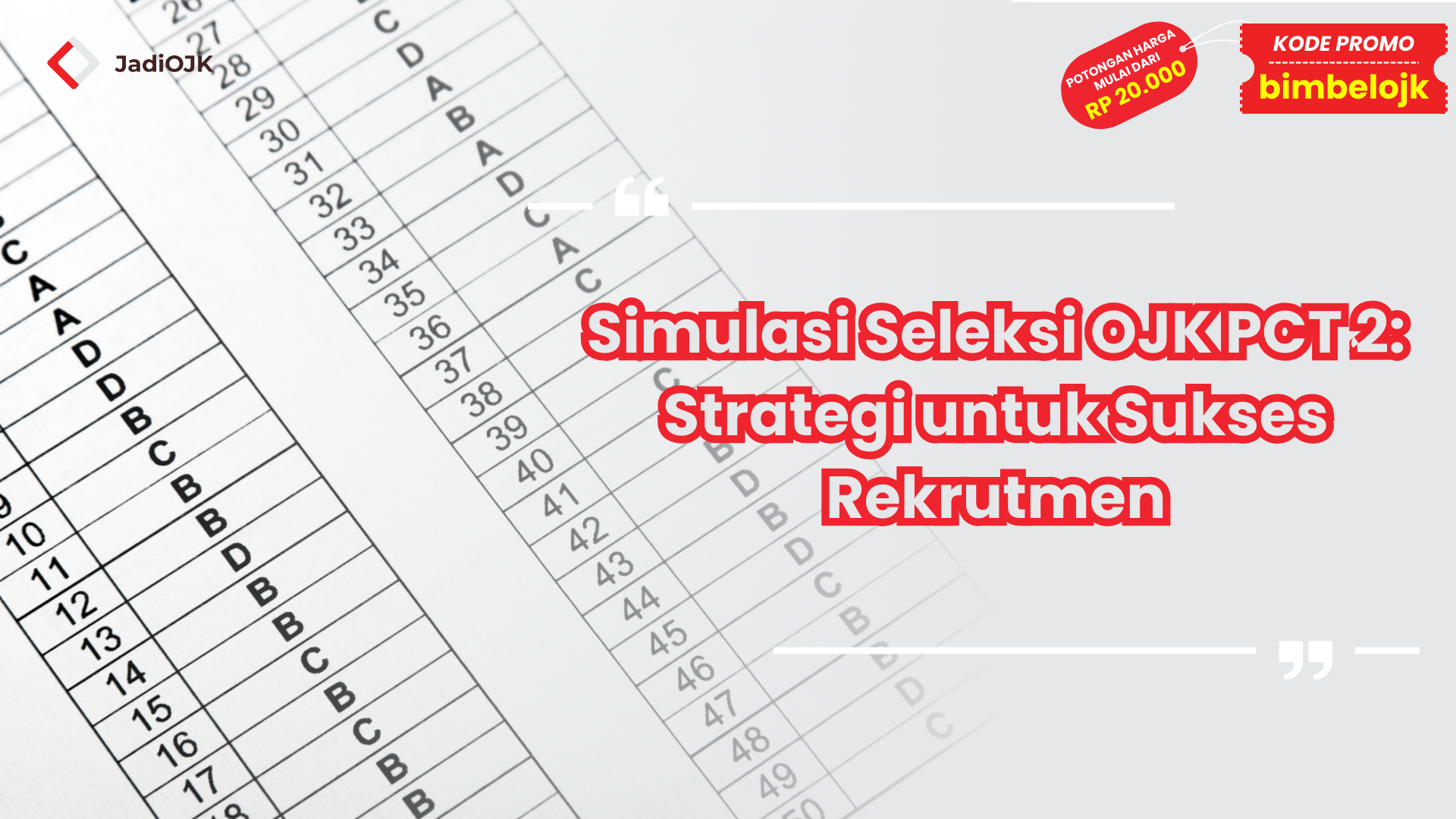 seleksi ojk