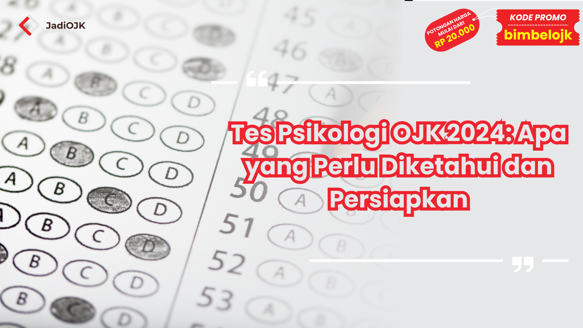 Tes Psikologi OJK