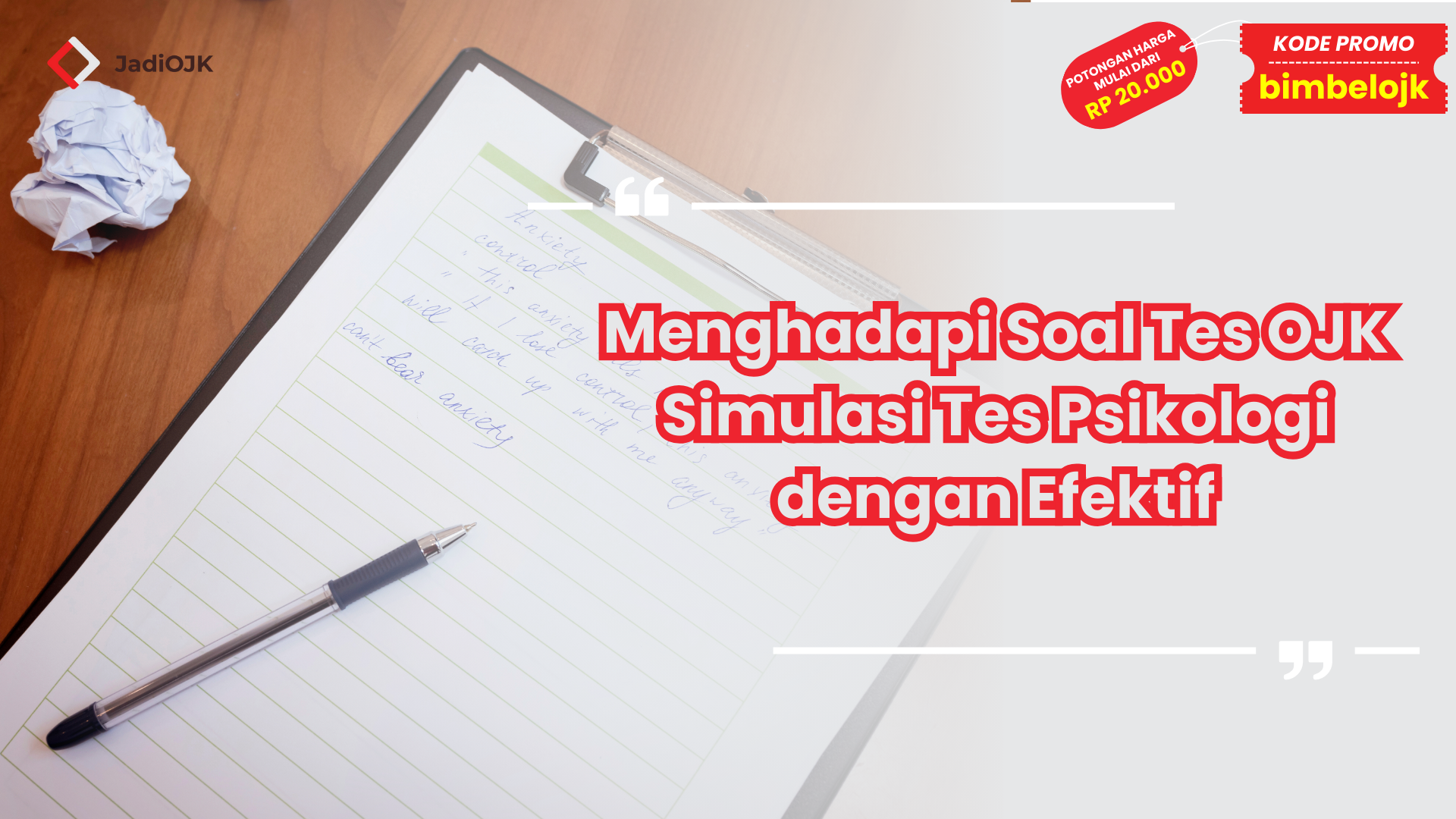 Soal Tes OJK