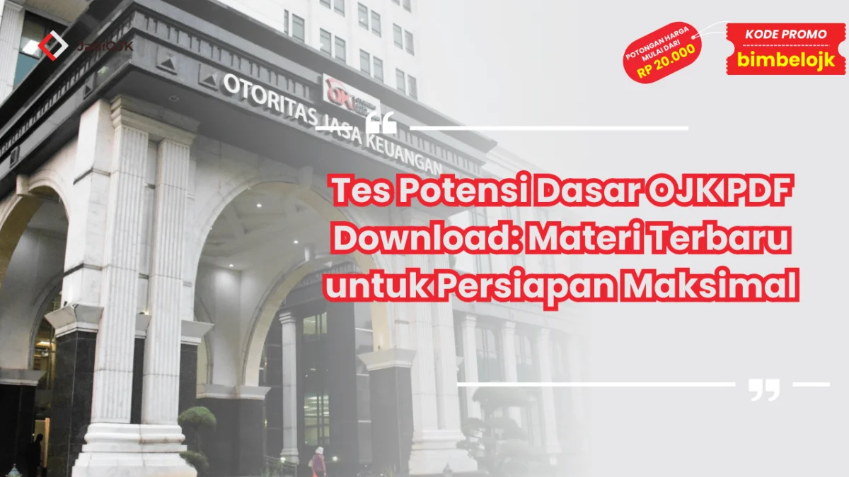 Tes Potensi Dasar OJK PDF Download