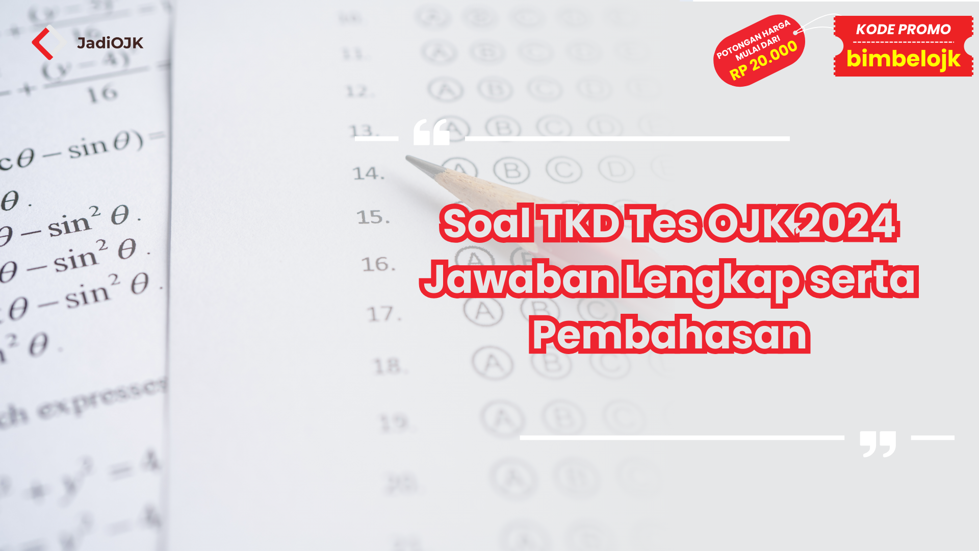 Soal TKD Tes OJK