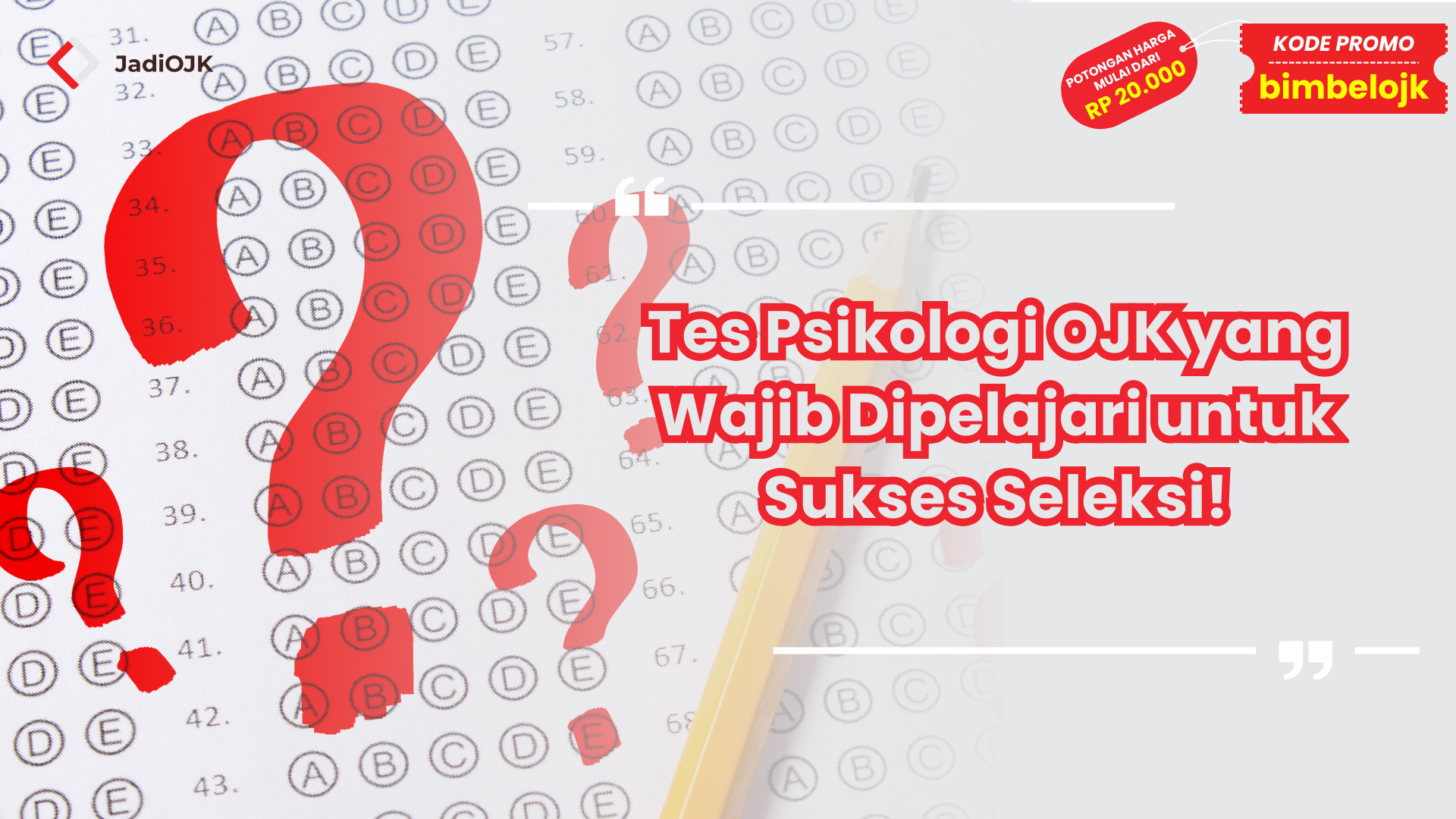 Tes Psikologi Tes OJK
