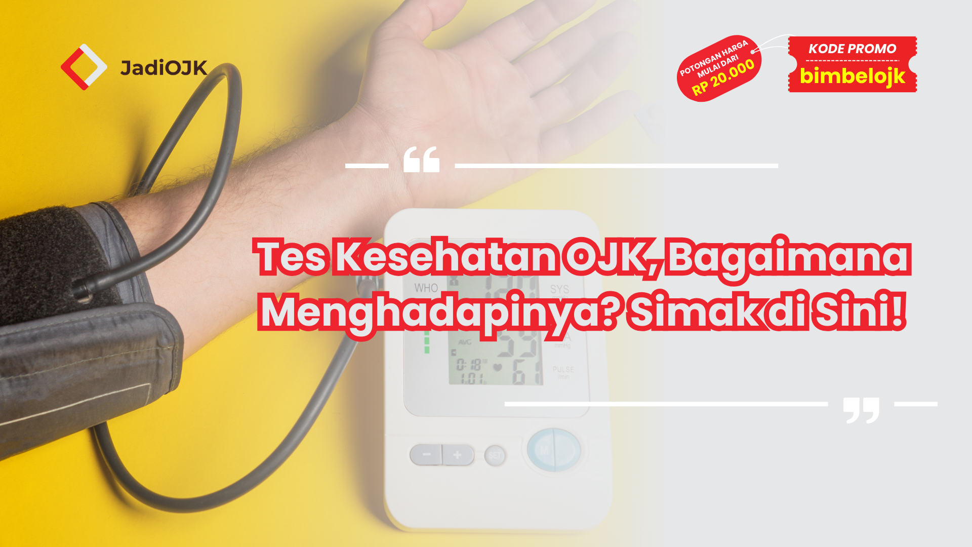 Tes Kesehatan OJK, Bagaimana Menghadapinya?