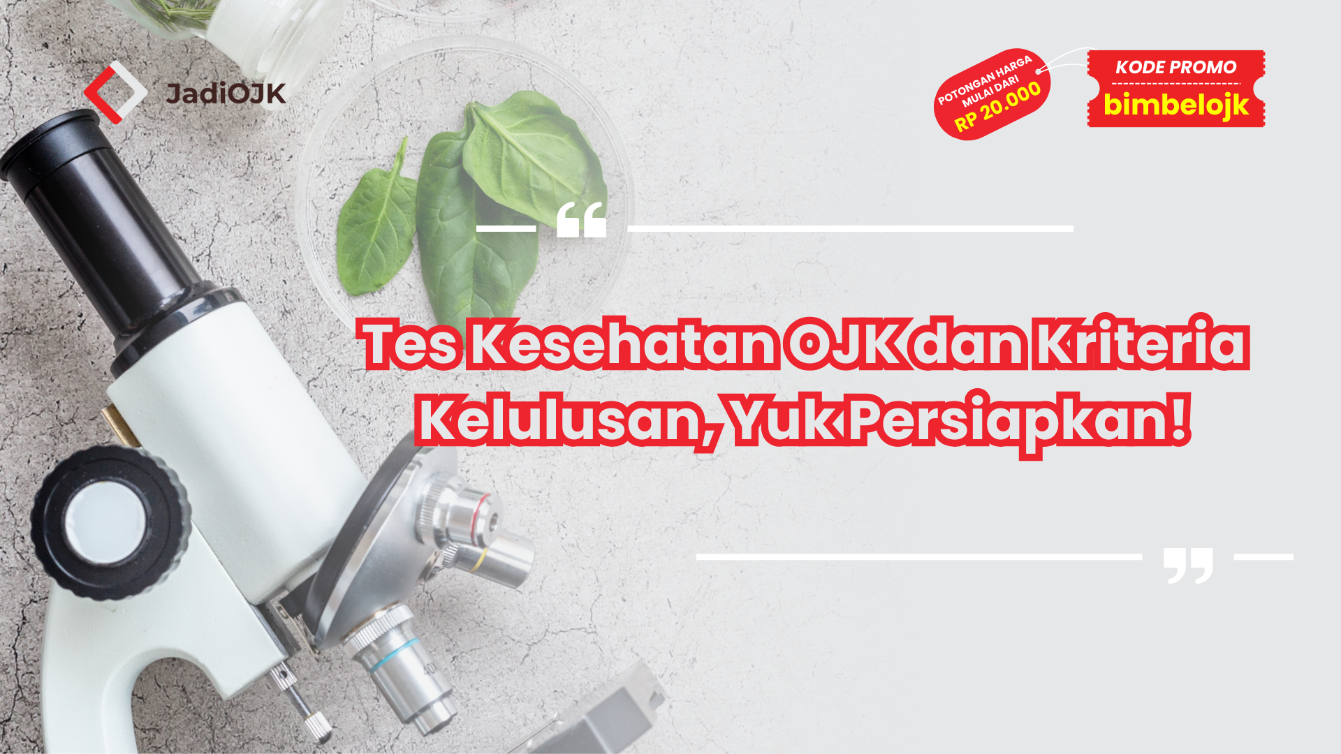 Tes Kesehatan OJK dan Kriteria Kelulusan, Yuk Persiapkan!