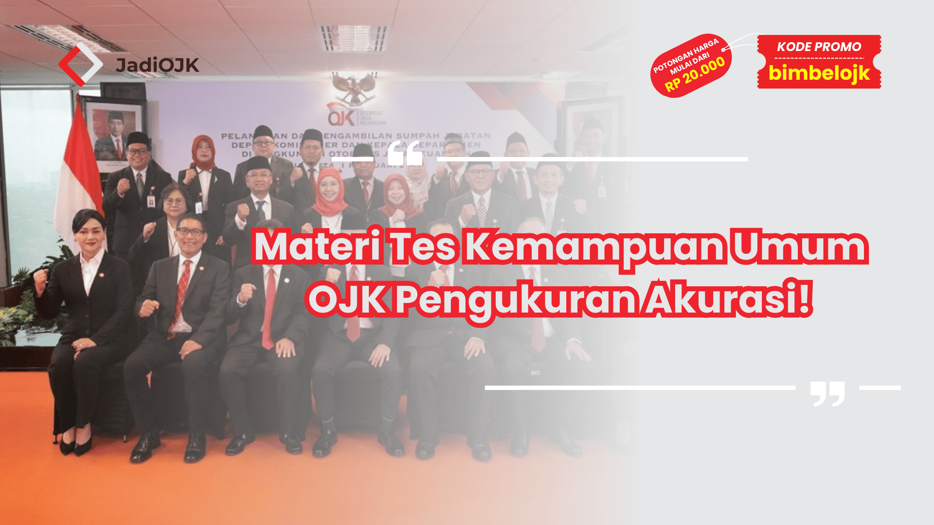 Materi Tes Kemampuan Umum OJK Pengukuran Akurasi