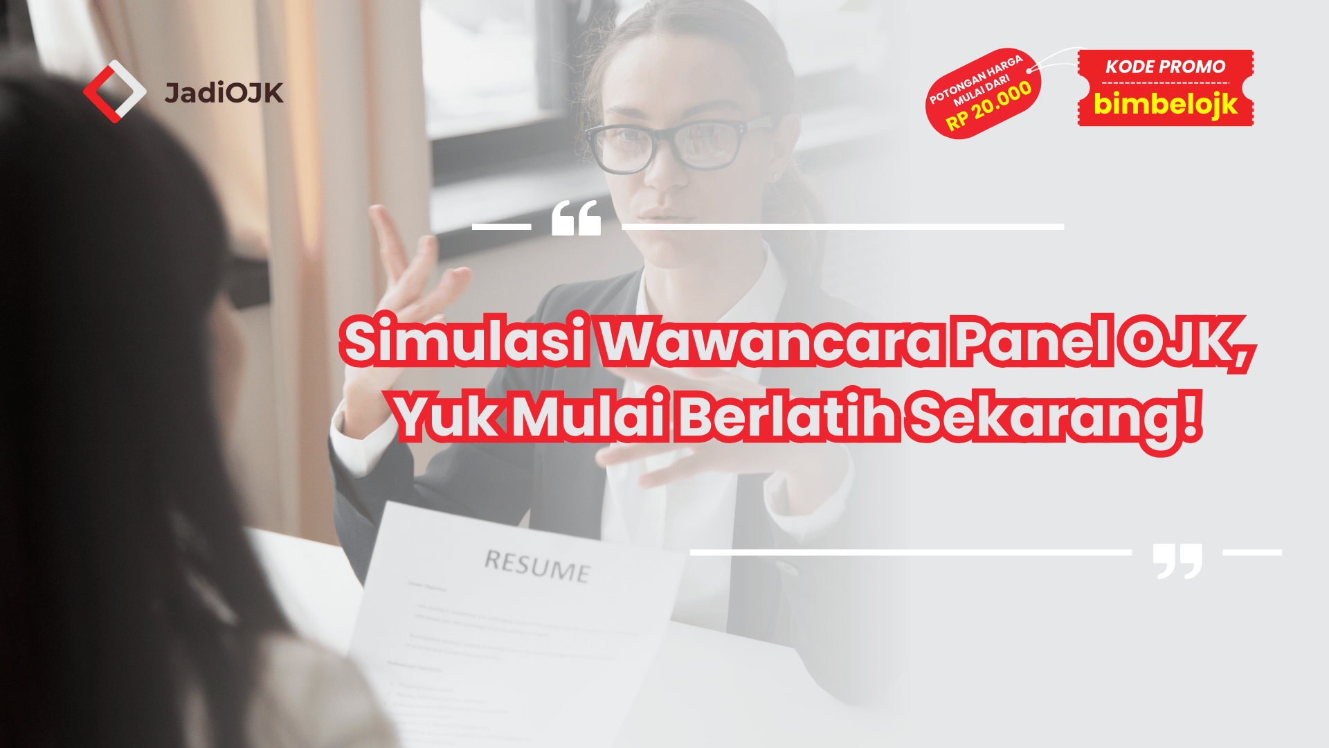 Simulasi Wawancara Panel OJK, Yuk Mulai Berlatih Sekarang!