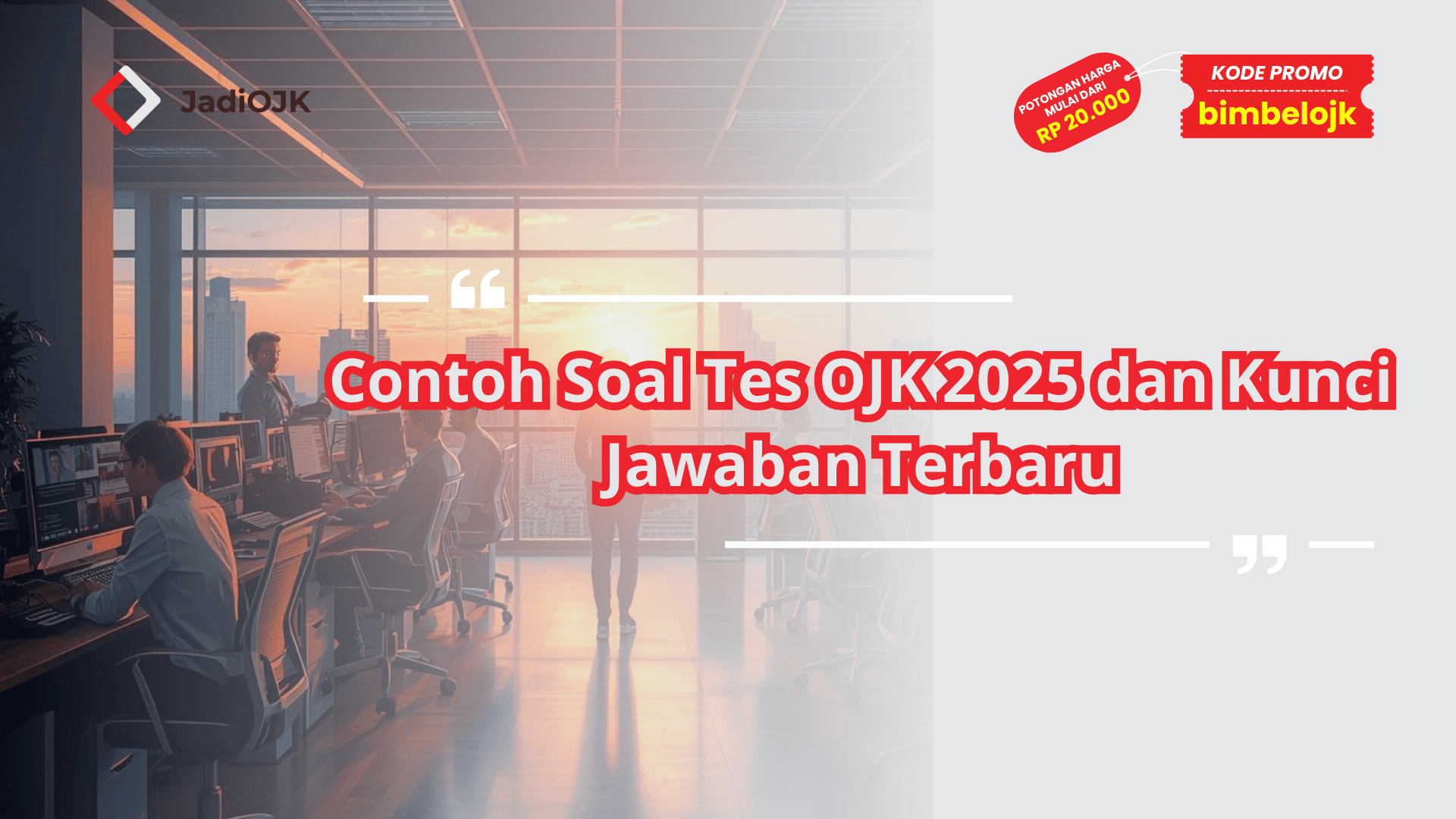 contoh soal tes OJK