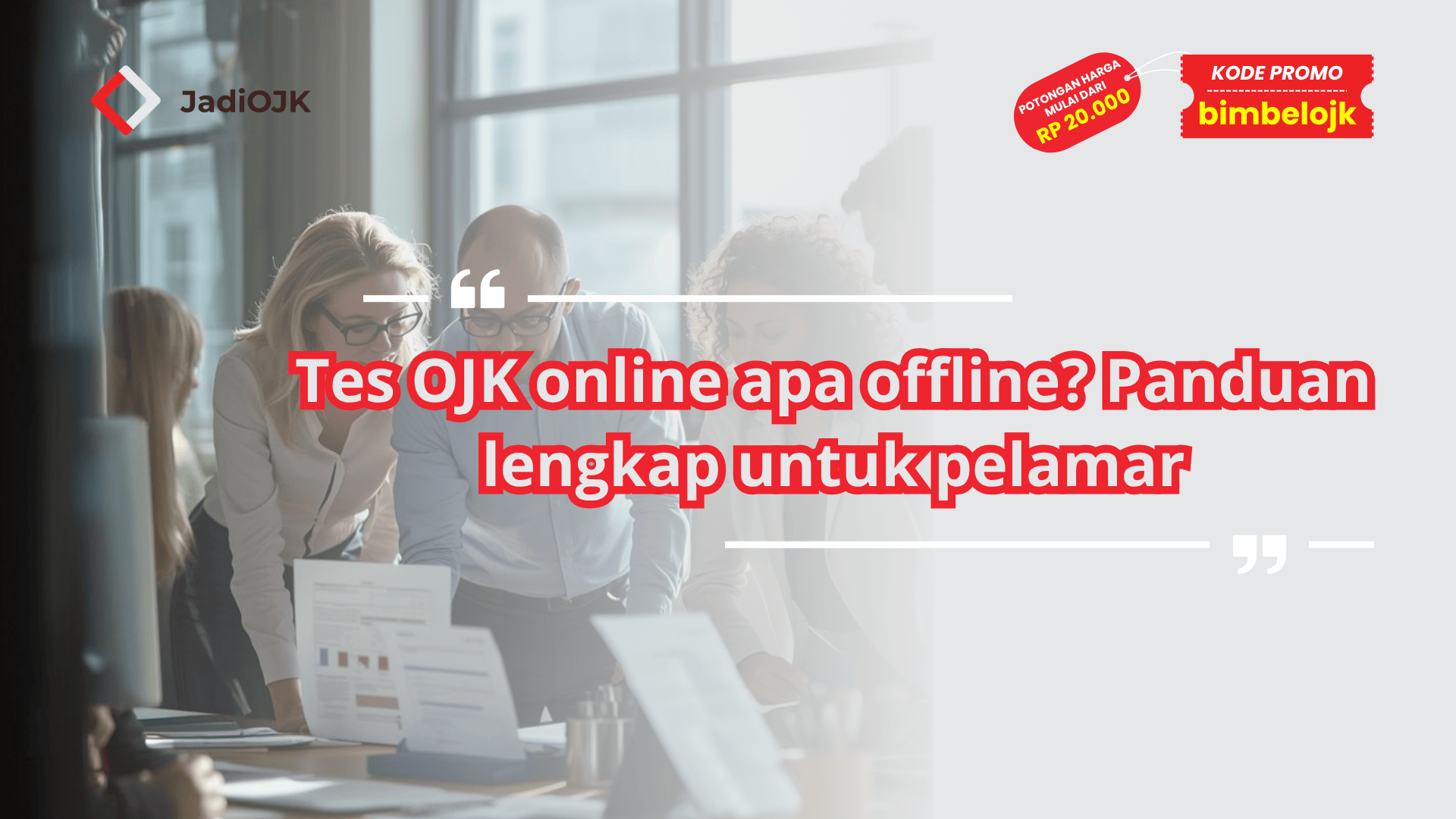 Tes OJK online apa offline