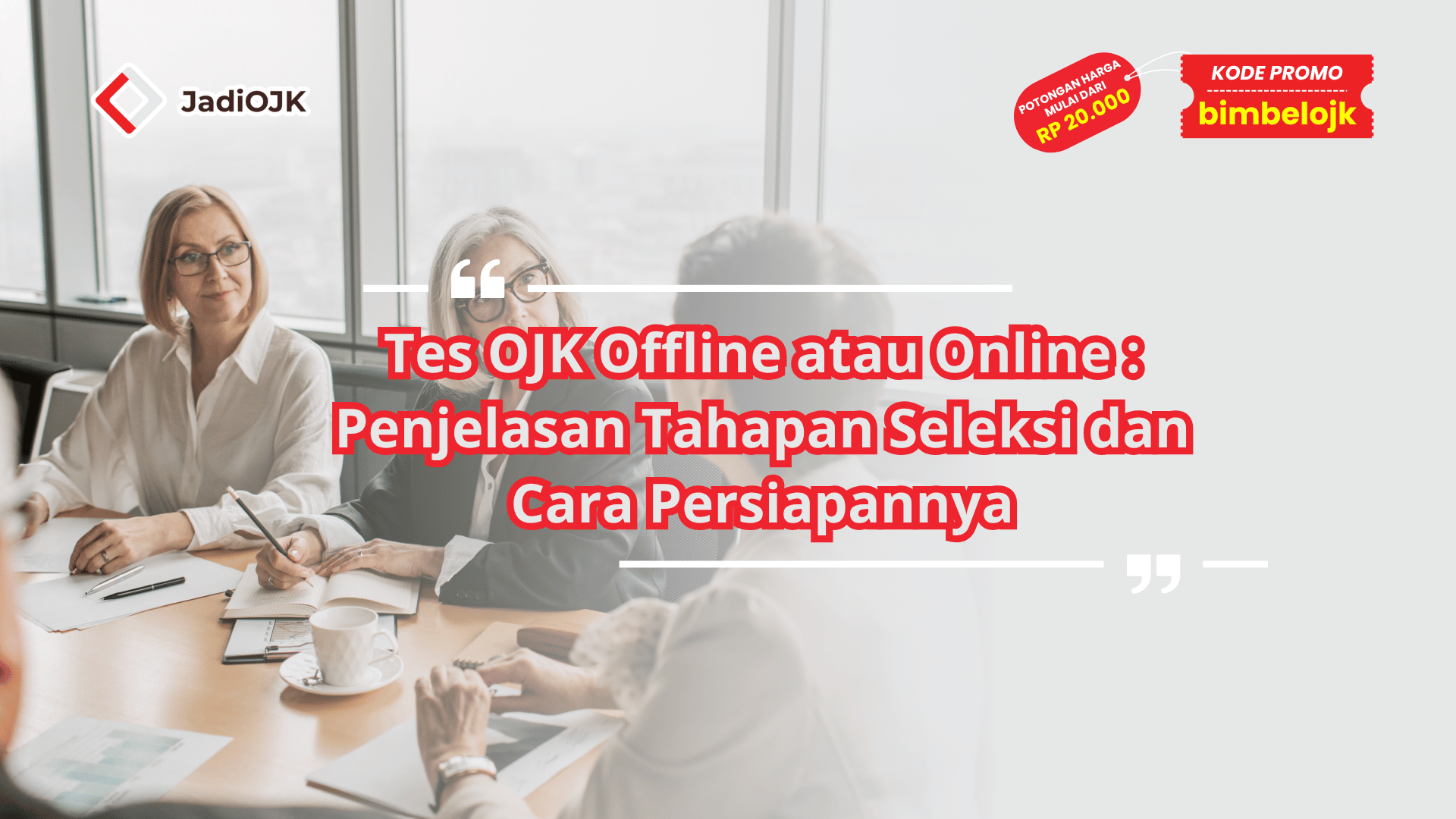 Tes OJK Offline atau Online