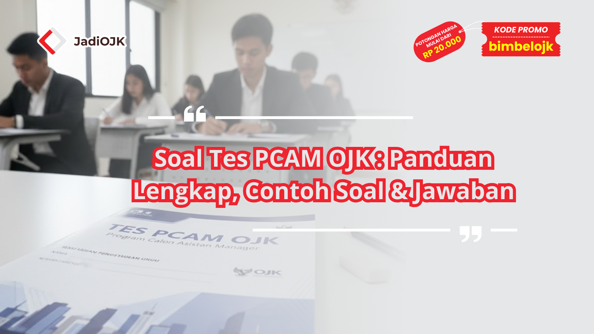 soal tes pcam ojk