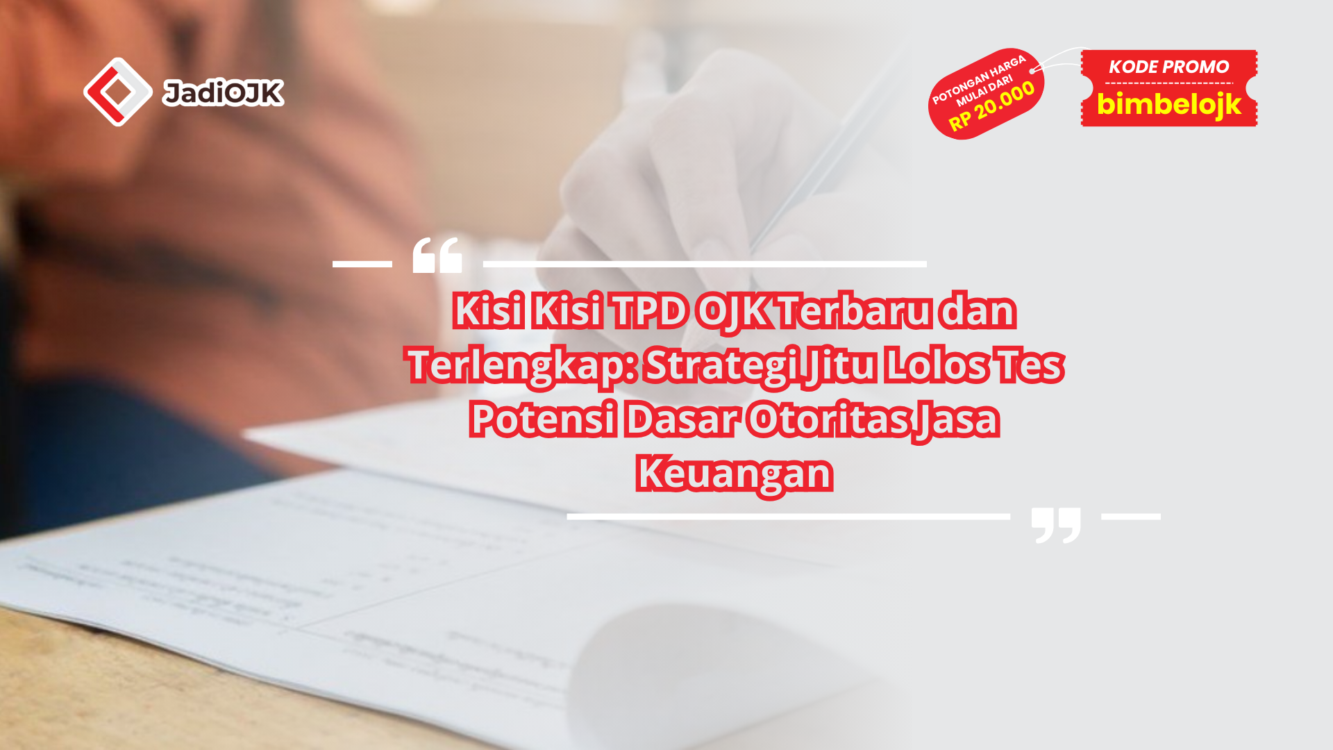 kisi kisi tpd ojk