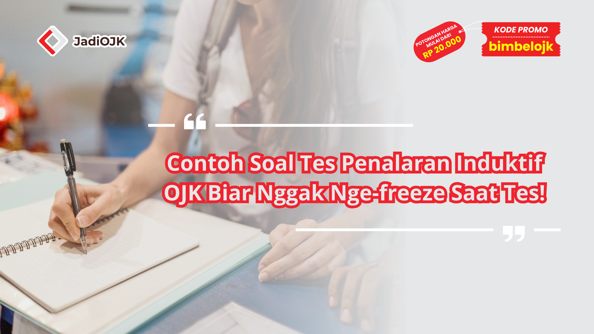 Contoh Soal Tes Penalaran Induktif OJK Biar Nggak Nge-freeze Saat Tes!