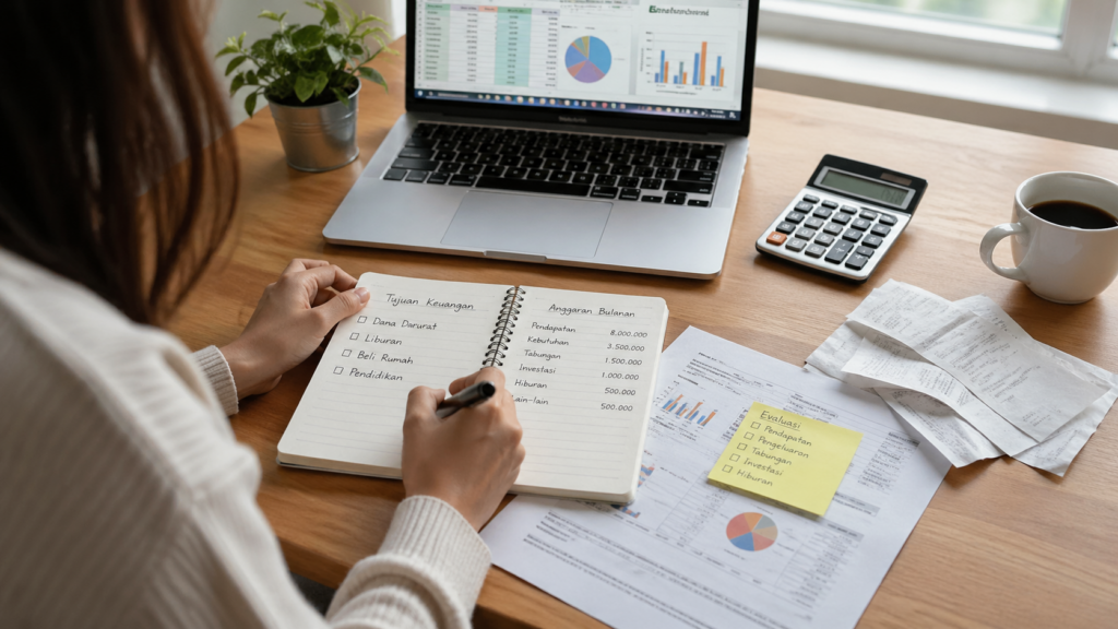 Tips Mengatur Anggaran Bulanan Menentukan Tujuan Keuangan & Evaluasi Rutin