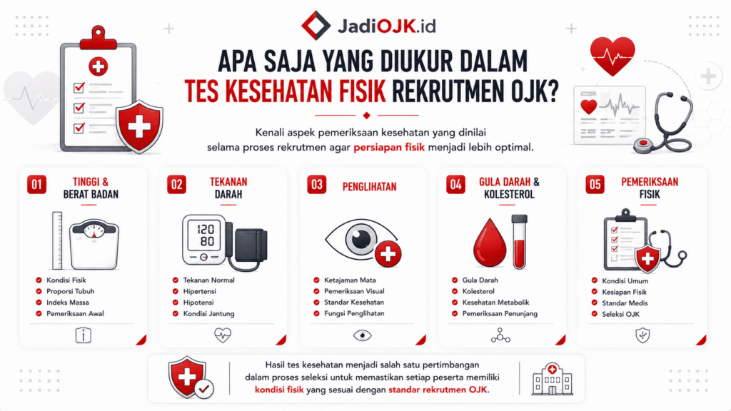 tahapan tes kesehatan fisik rekrutmen ojk