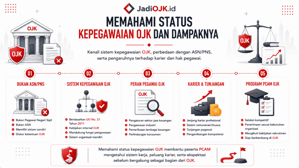 status kepegawaian ojk