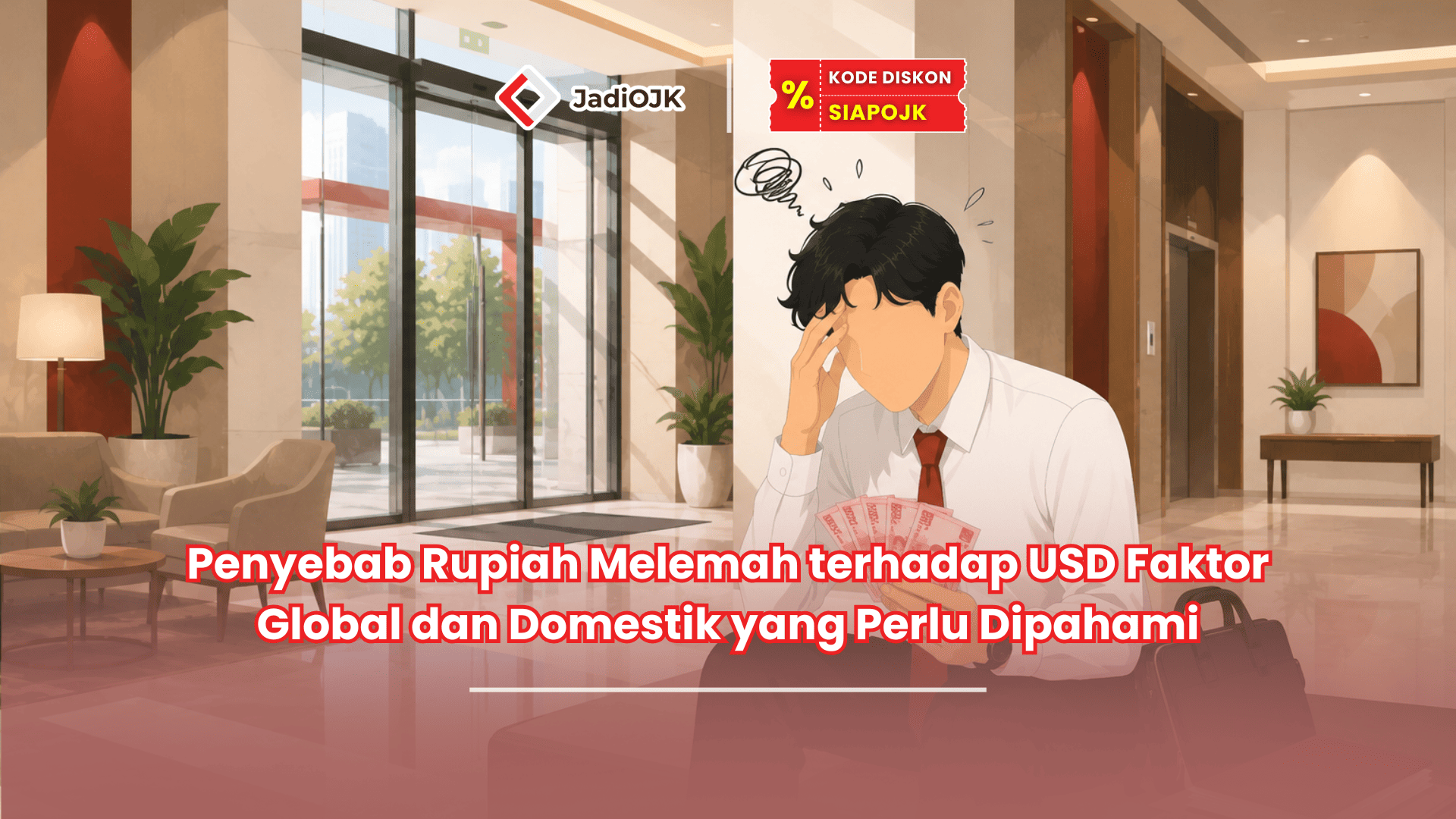 penyebab rupiah melemah terhadap usd
